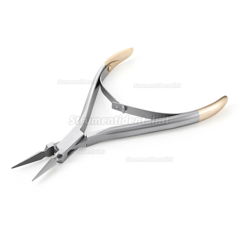 Pinzette per radici residue dentali estrazione denti Dritte/Curve 45&deg;/90&deg;